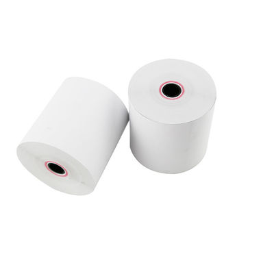 48gsm 3 İnç Saf Odun Hamuru 57mm X 40mm Baskılı Termal Kağıt Ruloları